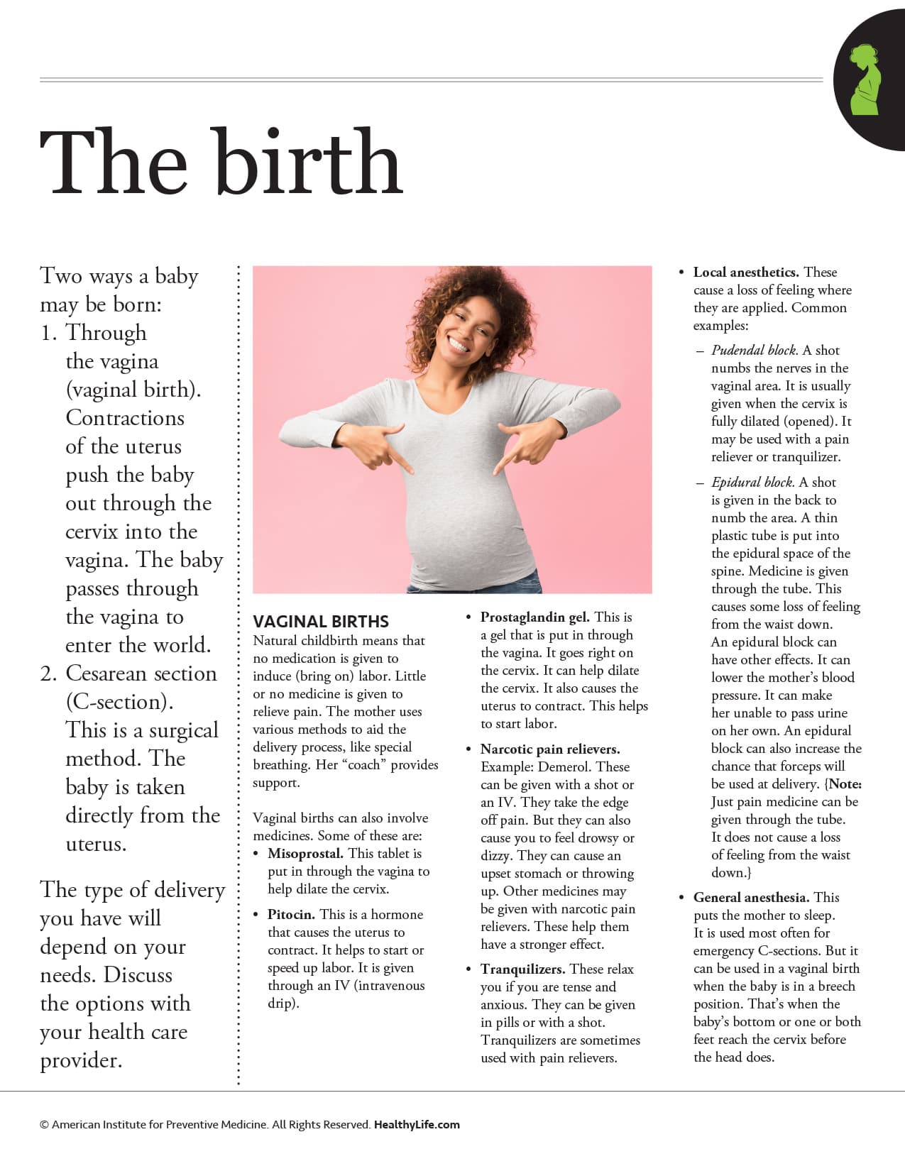 The birth