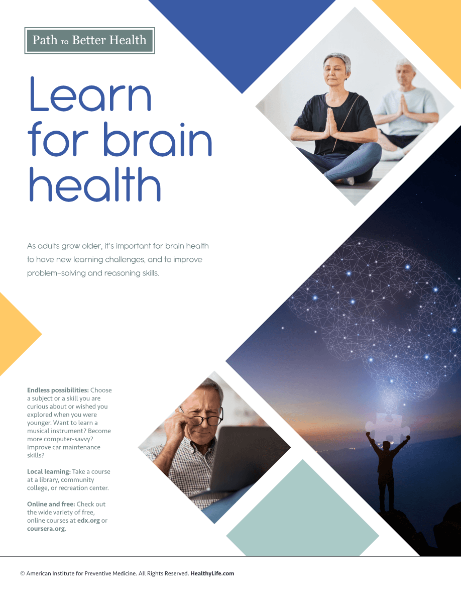 Learn for brain health