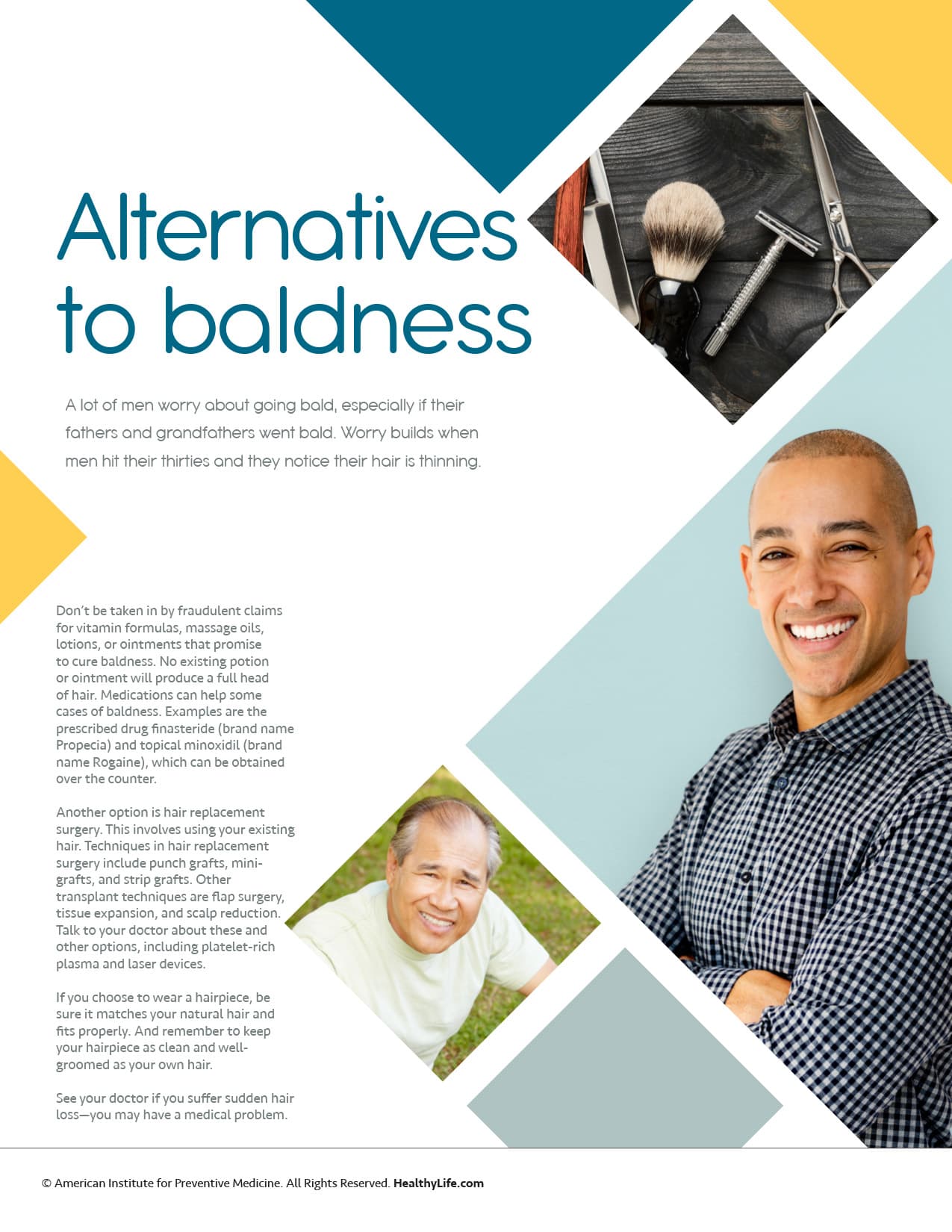Alternatives to Baldness